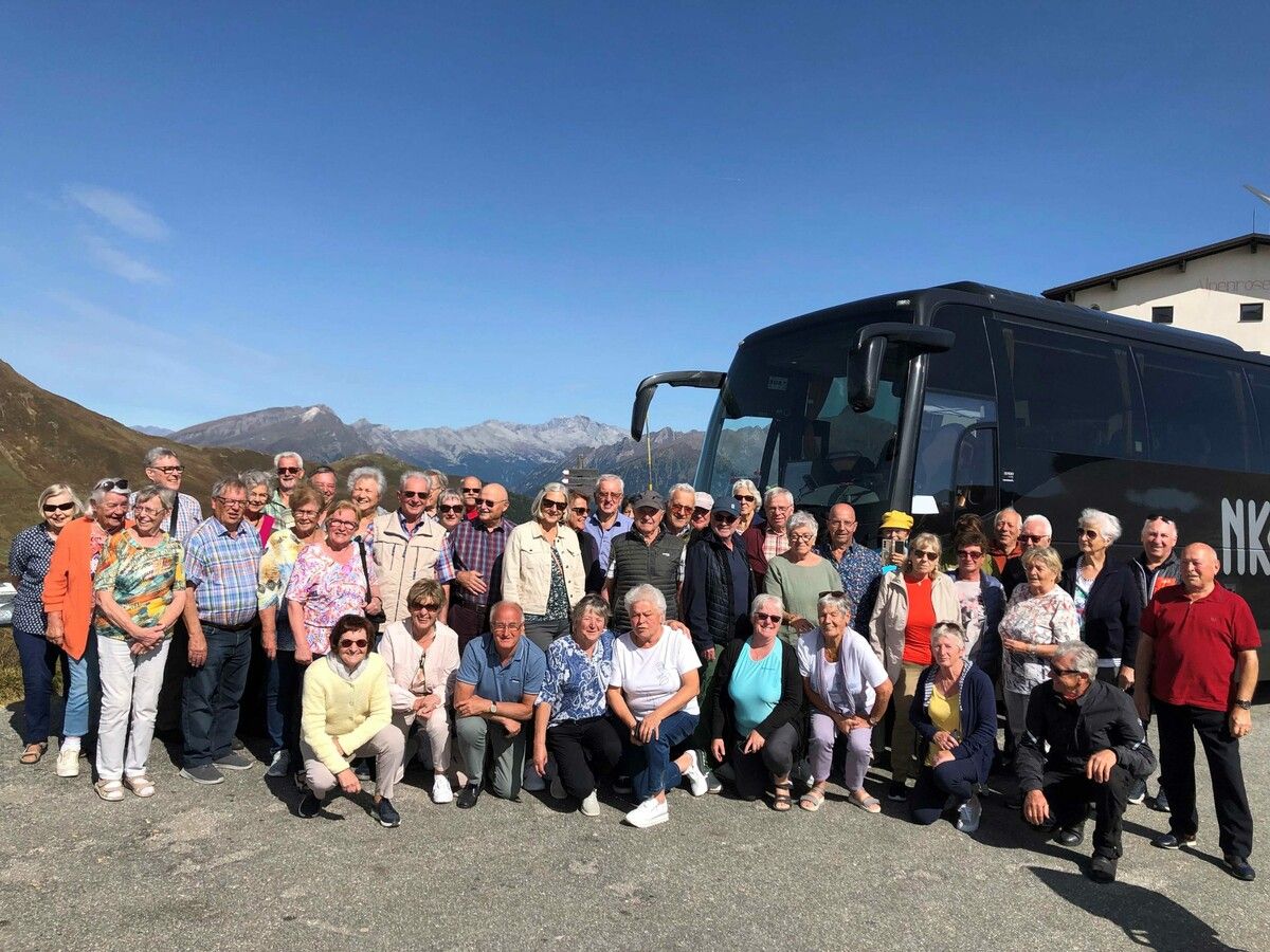 Die Reisegruppe posierte für ein Foto im schönen Südtirol.Südtirolerverband