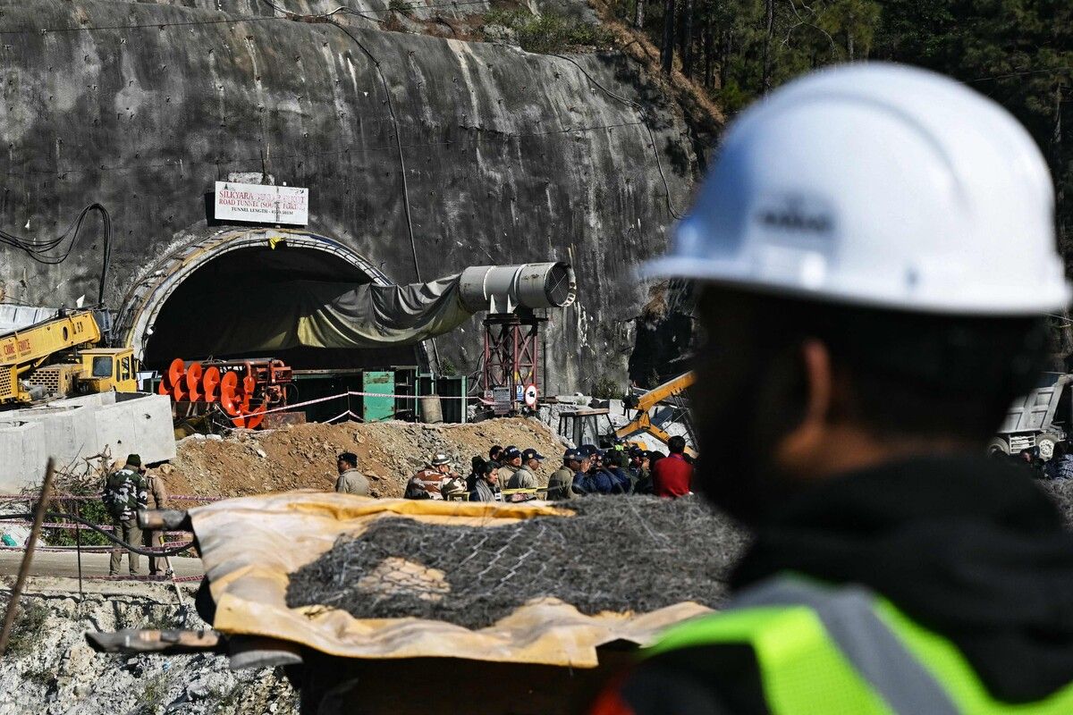 Die Rettungsarbeiten für die Eingeschlossenen kommen nur schleppend voran. AFP