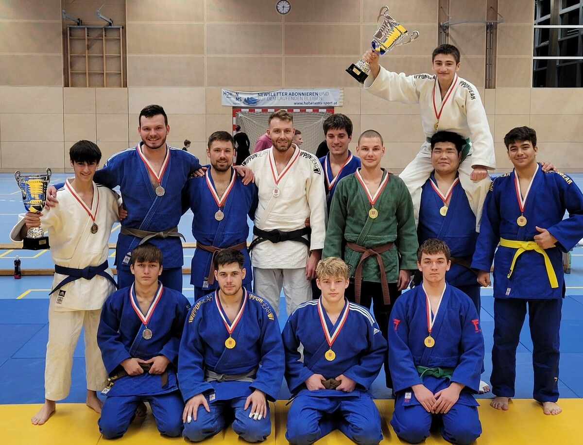 Die siegreichen Judokas aus Dornbirn zeigten bei der Landesmeisterschaft starke Leistungen.UJC
