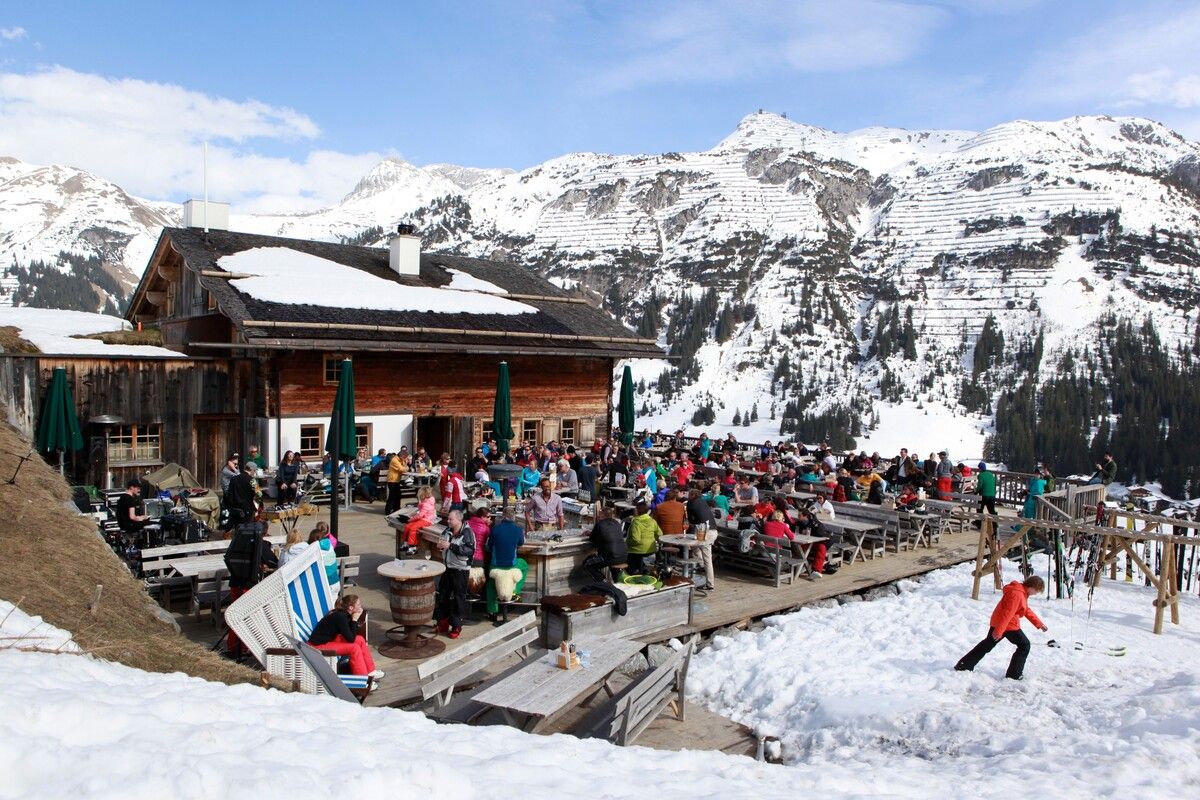 Die Skihütten der Lech Bergbahnen sind Publikumsmagnete - z. B. die Rud-Alp. Das Angebot soll weiter optimiert werden.LZT/Fail
