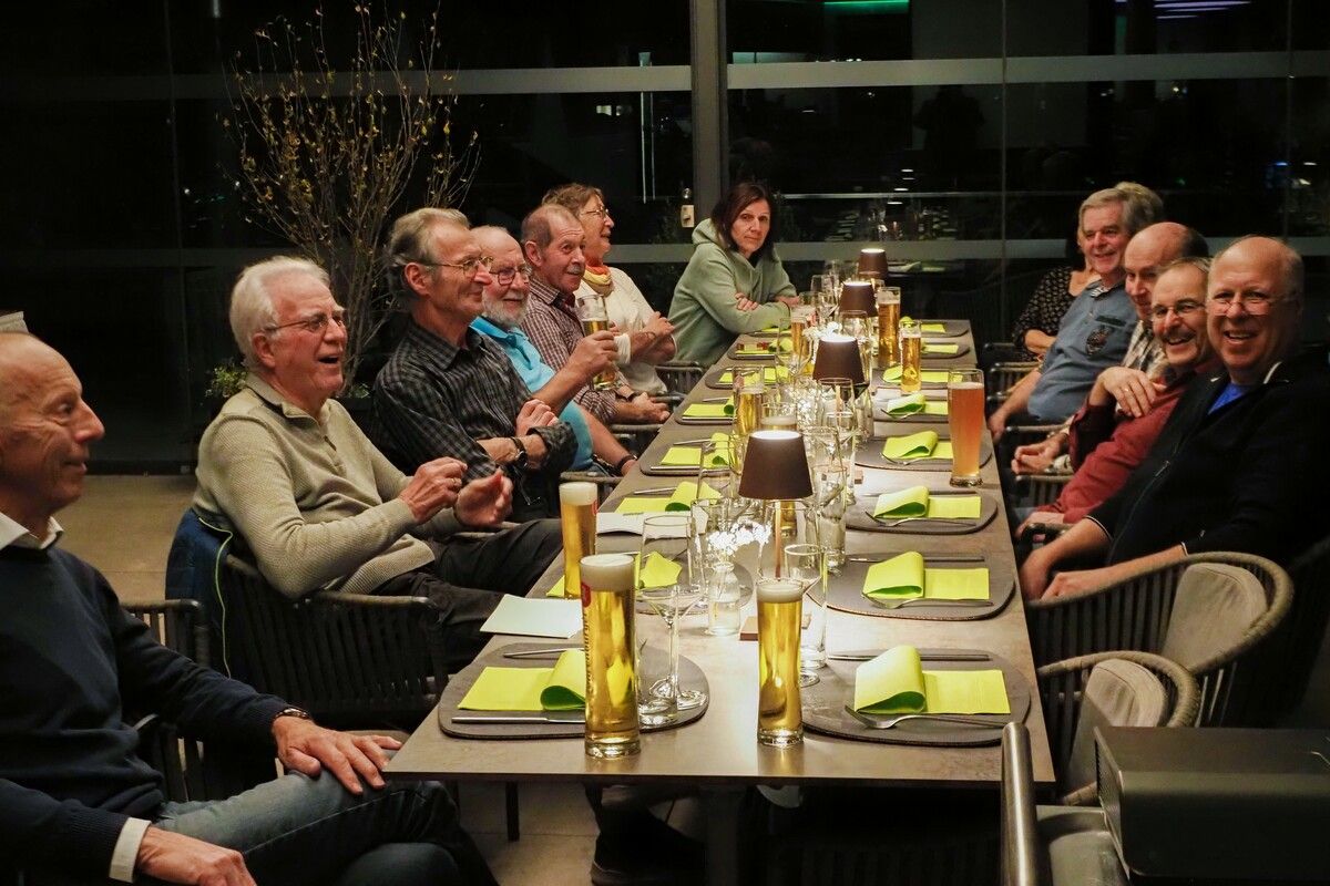 Die Stimmung beim gemeinsamen Abendessen für die Helferinnen und Helfer war bestens.