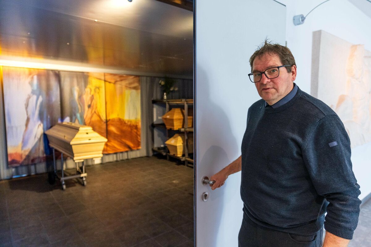 Erwin Gehrer und der Raum der Ruhe.