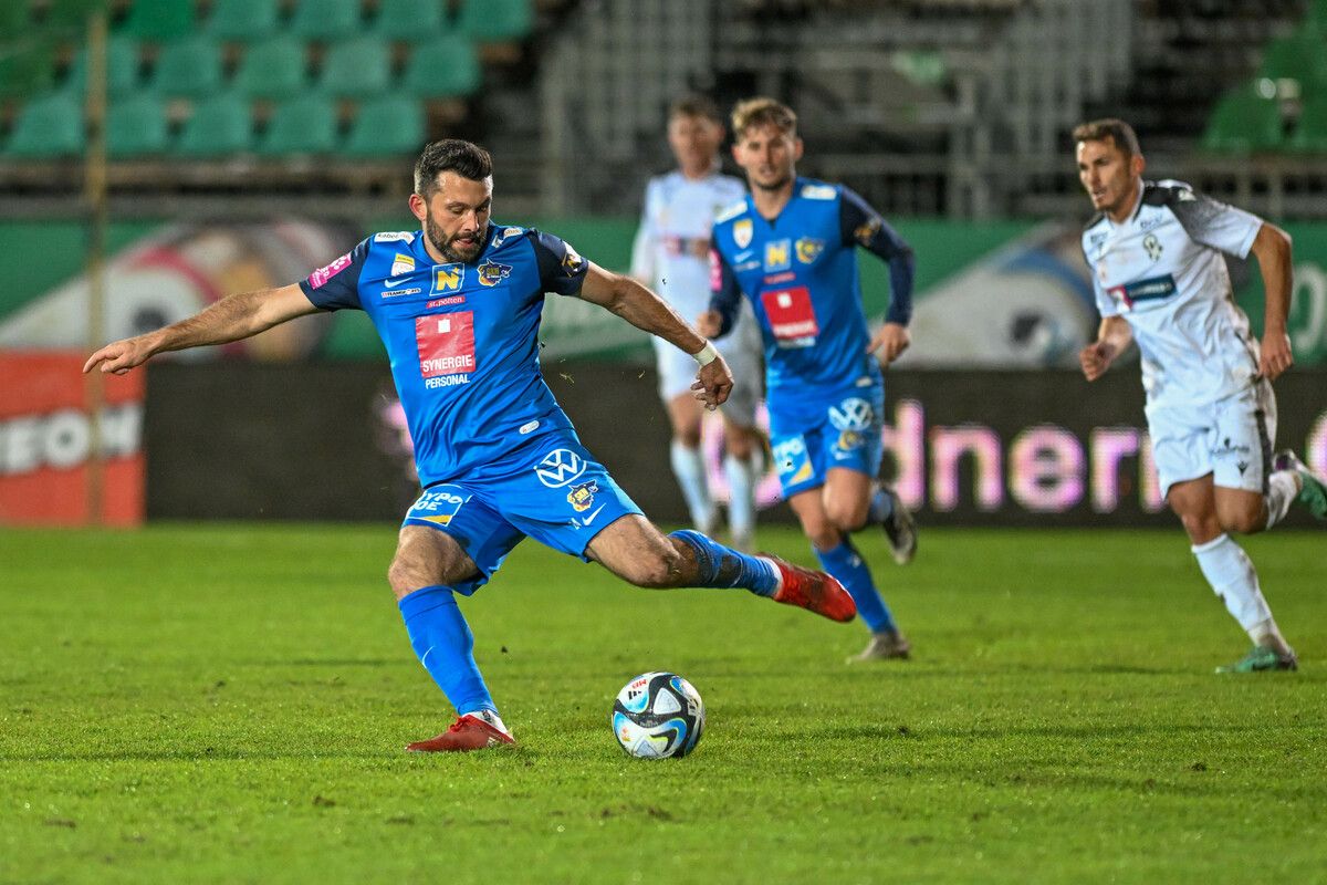 Ex-Hartberg-Angreifer Dario Tadic schnürte den Doppelpack. Gepa