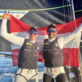 EM-Medaille für  Benjamin Bildstein und David Hussl. »C3