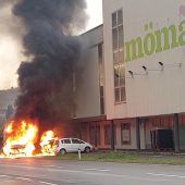 Fahrzeug explodierte