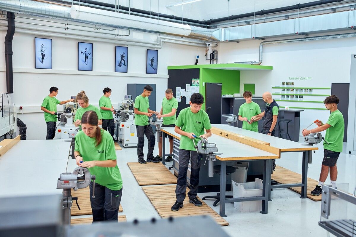 In der Lehrwerkstatt von 1zu1 herrschen ideale Startbedingungen für eine erfolgreiche Lehre.Darko Todorovic