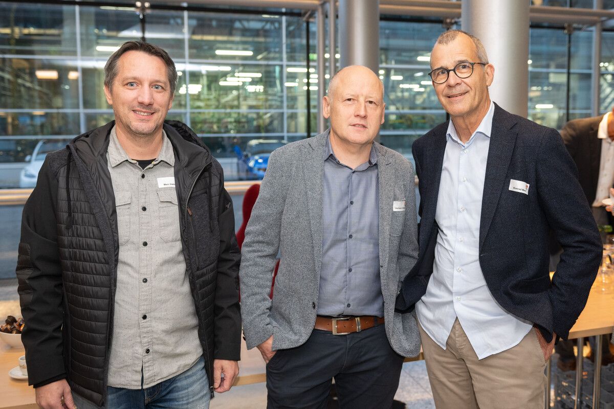 Marc Inama, Hermann Böhler und Konrad Merz.