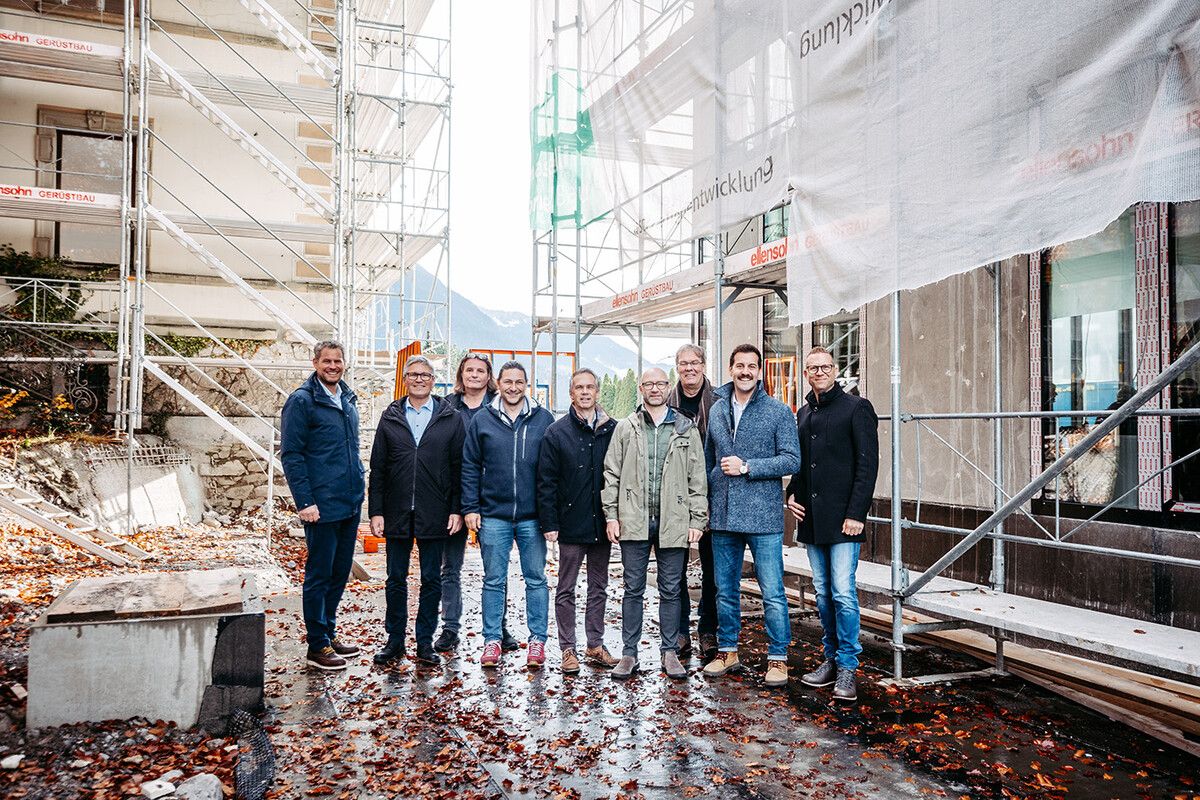 Markus Comploj, Frank Huchler, Markus Weger, Florian Galehr, Beatus Fleisch, Daniel Gferer, Markus Mitiska, Simon Tschann und Markus Beck hatten Grund zum Feiern.christina becker/sams Foto