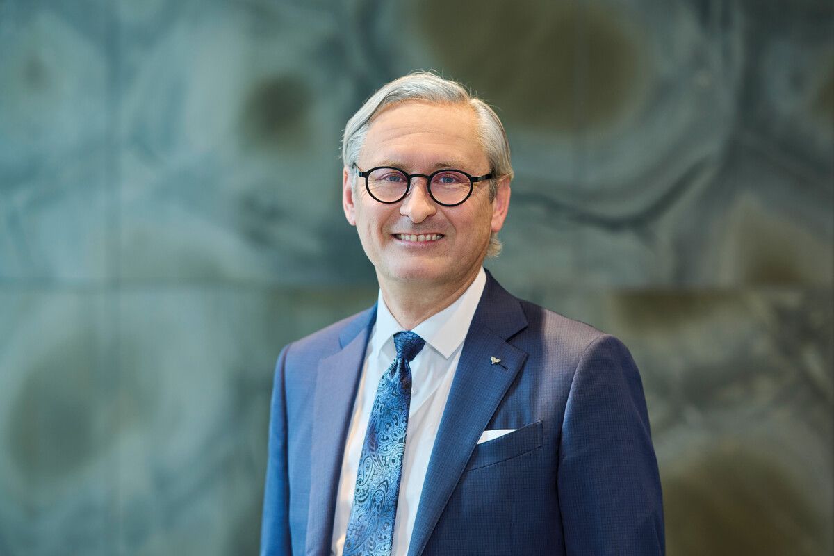 Gerhard Hamel, Vorstandsvorsitzender der Volksbank Vorarlberg.