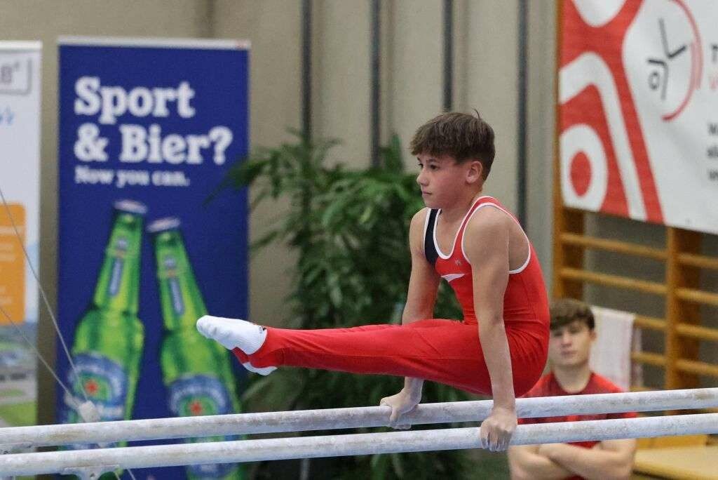 Samuel Wachter wurde U14-Meister im Mehrkampf und in der Mannschaft.