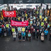 Betriebsversammlungen als erste Drohgebärde