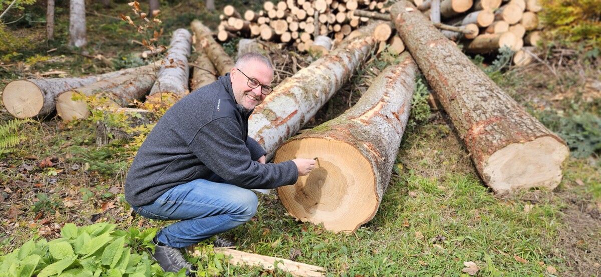 Siegbert Terzer setzt sich mit viel Engagement für eine nachhaltige Waldbewirtschaftung ein.bi