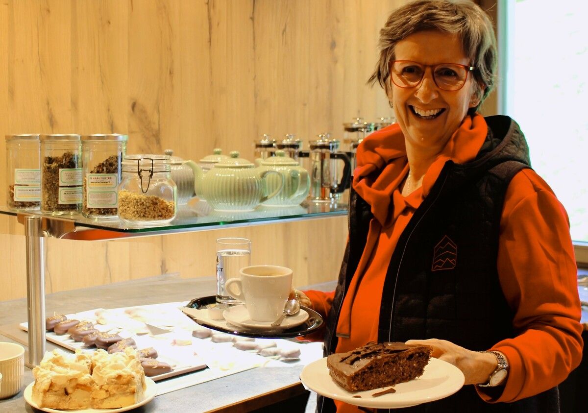 Steffi Schwarzmann durfte das Berghaus-Märktle als Erfolg verbuchen.