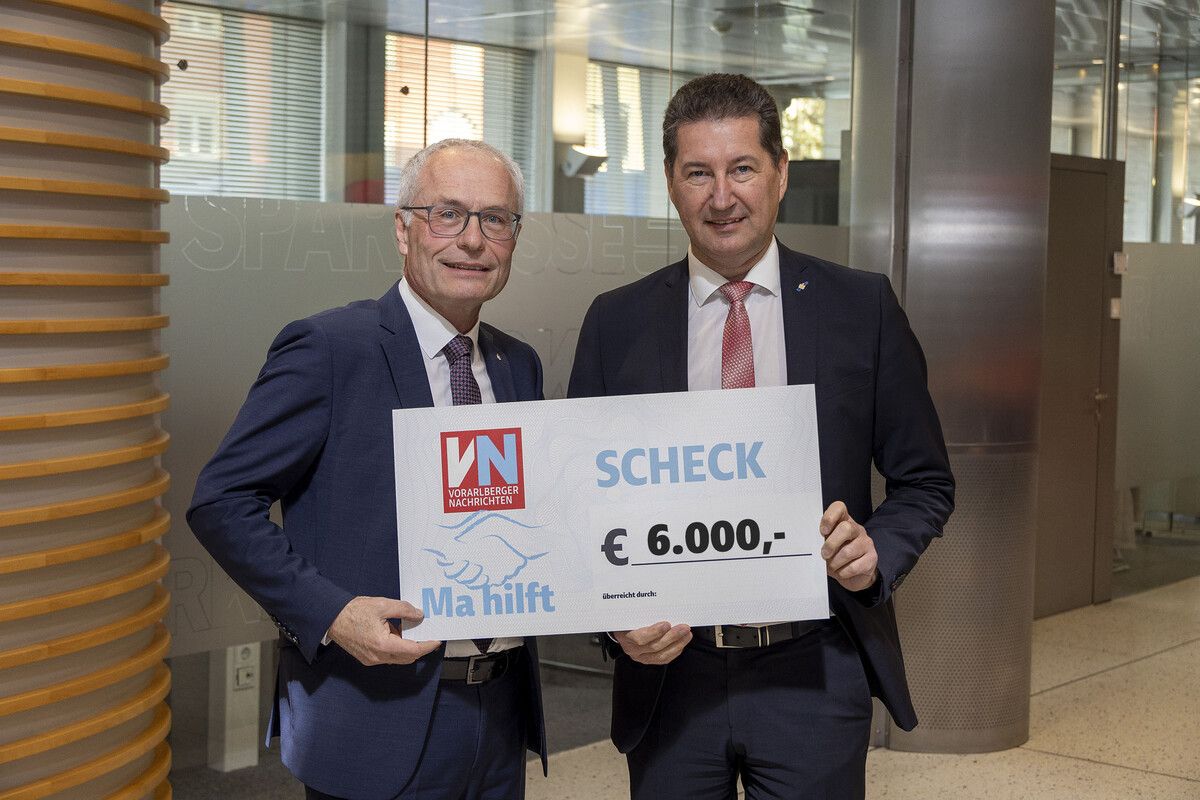 Vorarlberger Sparkassen Anton Steinberger und Harald Gisinger