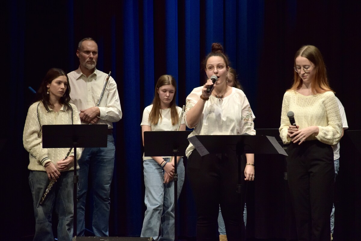 Auch Gesang war beim Konzert dabei.