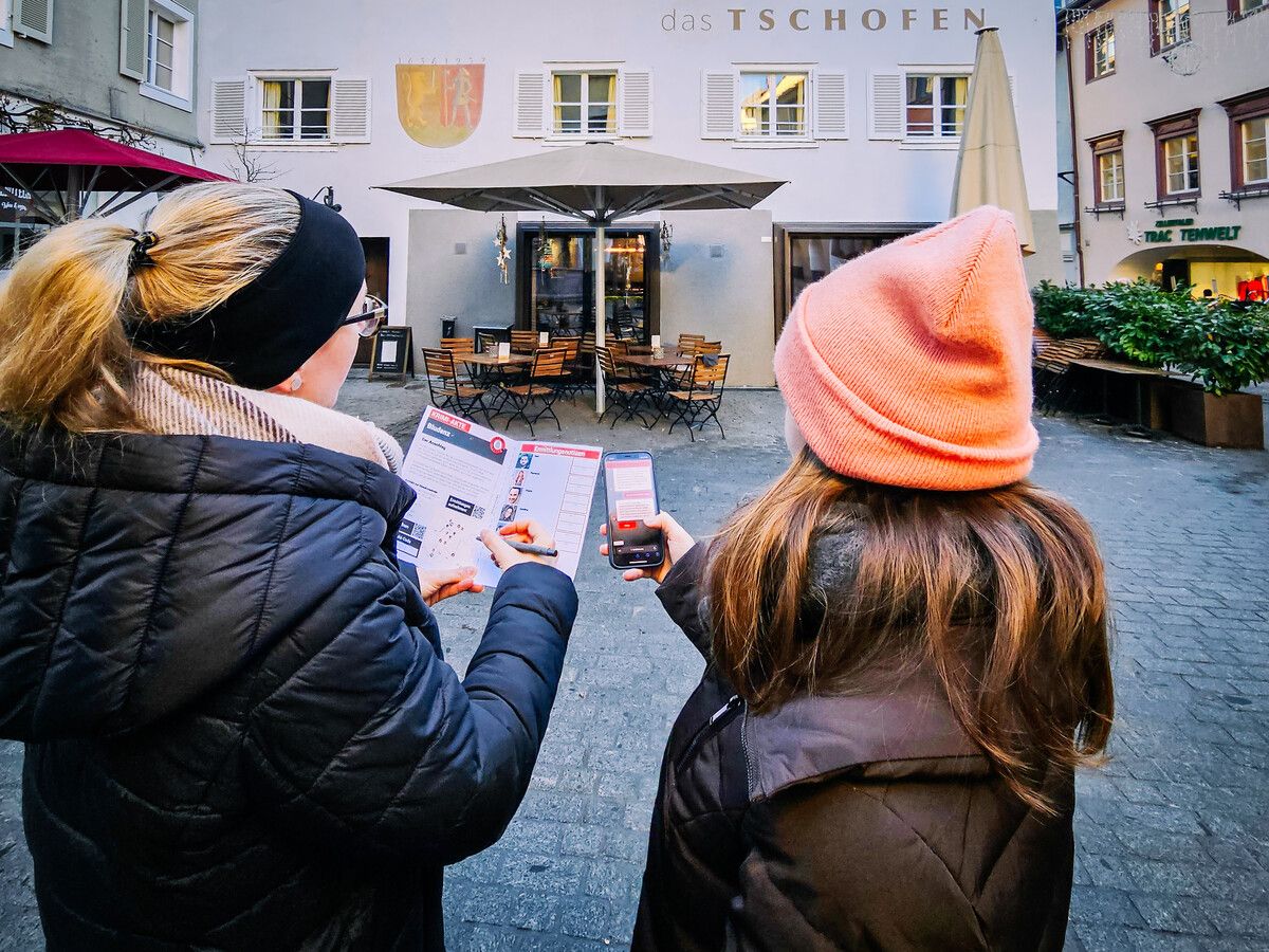 Ab sofort kann man die Altstadt von Bludenz im Rahmen eines Krimi-Trails entdecken.
