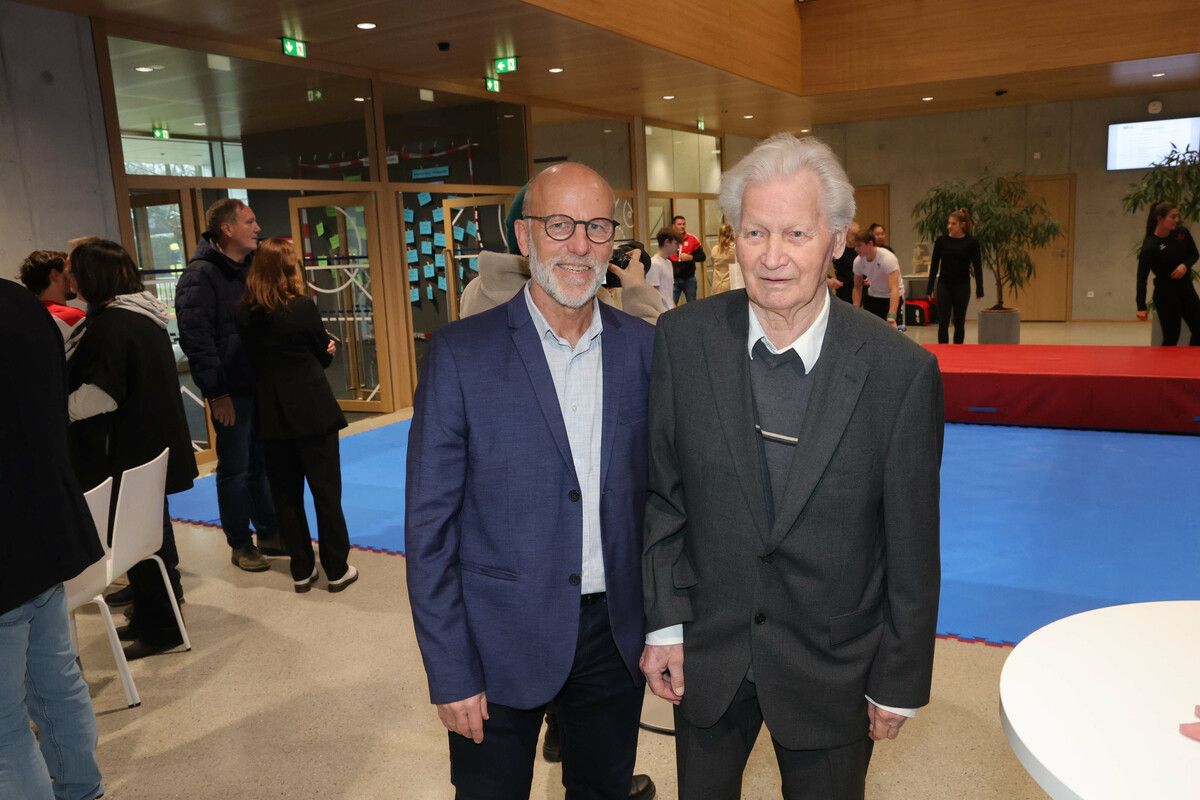 Conny Berchtold (l.) und Initiator Norbert Gasser.