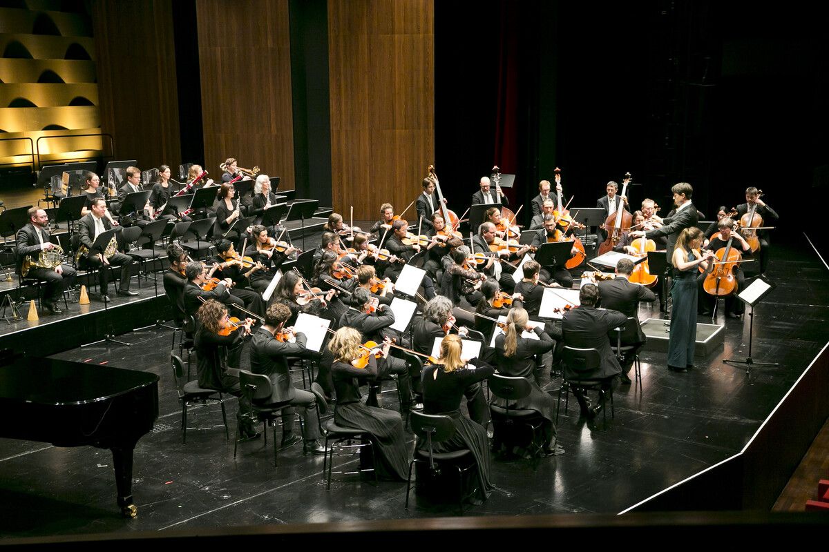 Das Symphonieorchester Vorarlberg vermischte mehrere Epochen miteinander. SVO/mathis