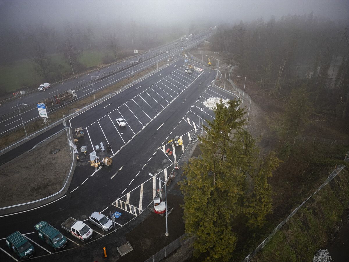 Der Parkplatz ist knapp 4000 Quadratmeter groß. 