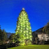 Zweite Illuminationsfeier der Christbaumfreunde Montafon