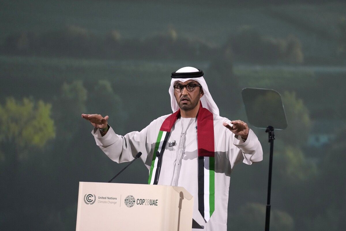Die Aussagen von Sultan Ahmed Al Jaber in einer Videokonferenz sorgen für Kritik. ap