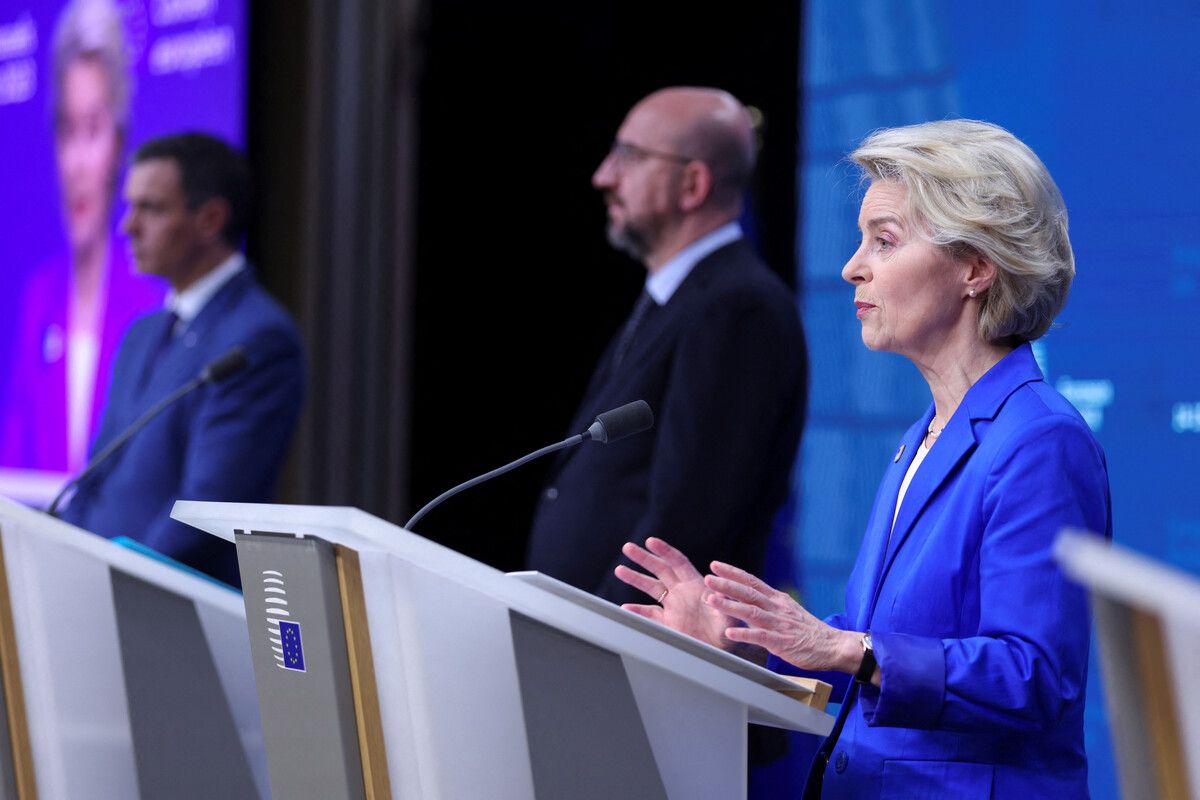 Die EU-Spitzen hoffen auf baldige Hilfe für die Ukraine.Reuters