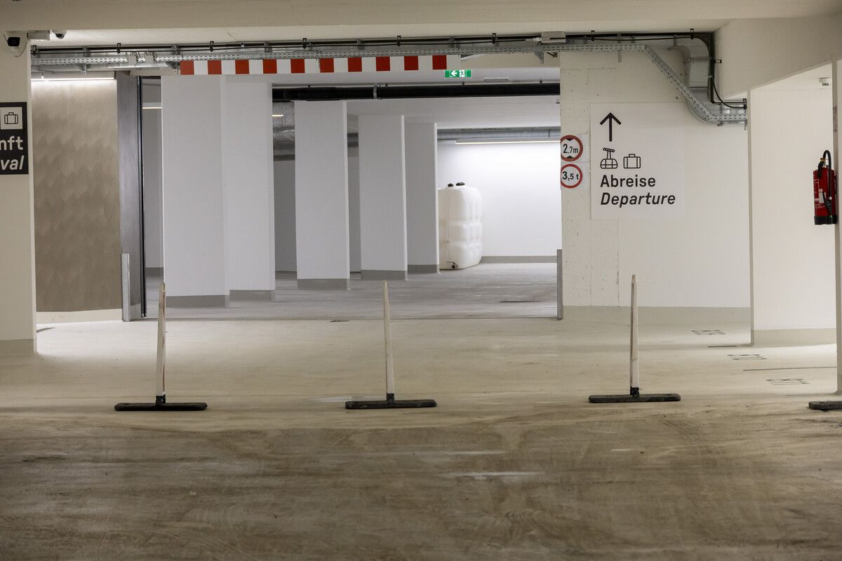 Die neue Lechwelten-Tiefgarage mit direktem Zugang zur bestehenden Anger-Garage und zum neuen Check-in der Oberlech-Bahn. vn/PAulitsch