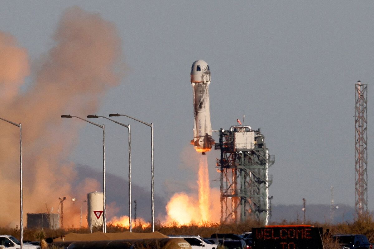 Die New-Shepard-Rakete soll am 18. Dezember starten. Reuters