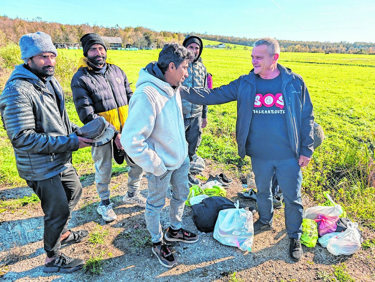 Durch Sachspenden soll den vielen Geflüchteten in den Grenzregionen geholfen werden. SOS Balkanroute