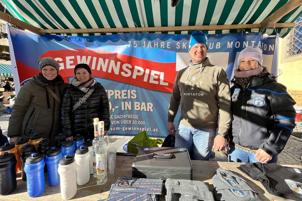 Erfolgreicher Verkaufsstart beim Silbriga Sonntig Markt in Schruns.