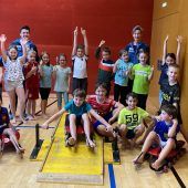 Rodeln im Turnsaal
