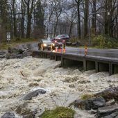 Heftige Niederschläge lassen im Land die Wasserpegel steigen. »A4