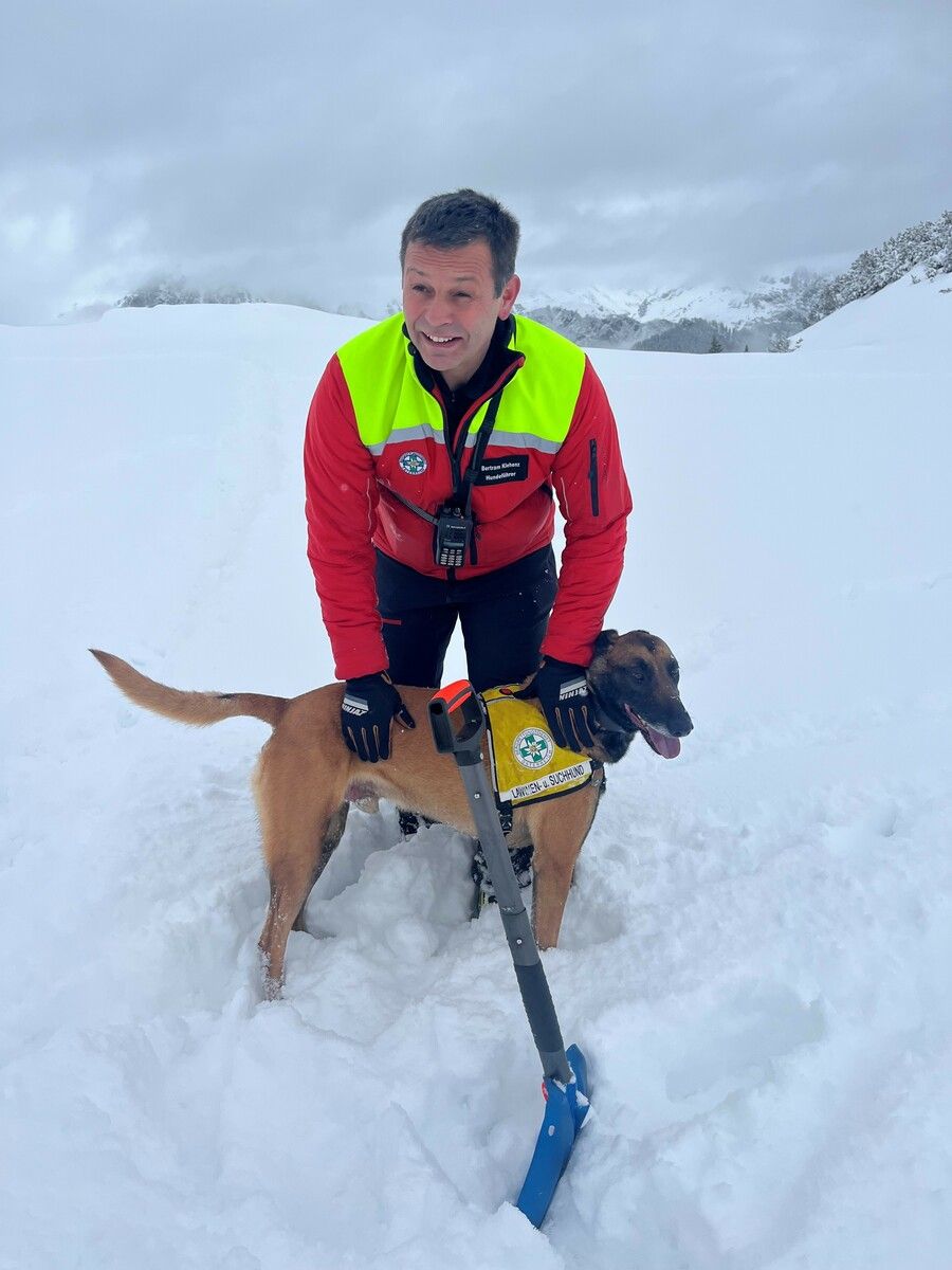 Klehenz und sein Belgischer Schäferhund Benny sind seit fünf Jahren ein Team. Klehenz