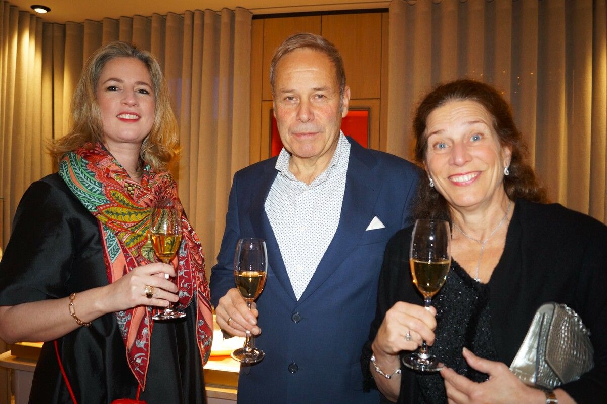 Franziska Ottinger (Pomellato) sowie Winfried und Karin Hollfelder.