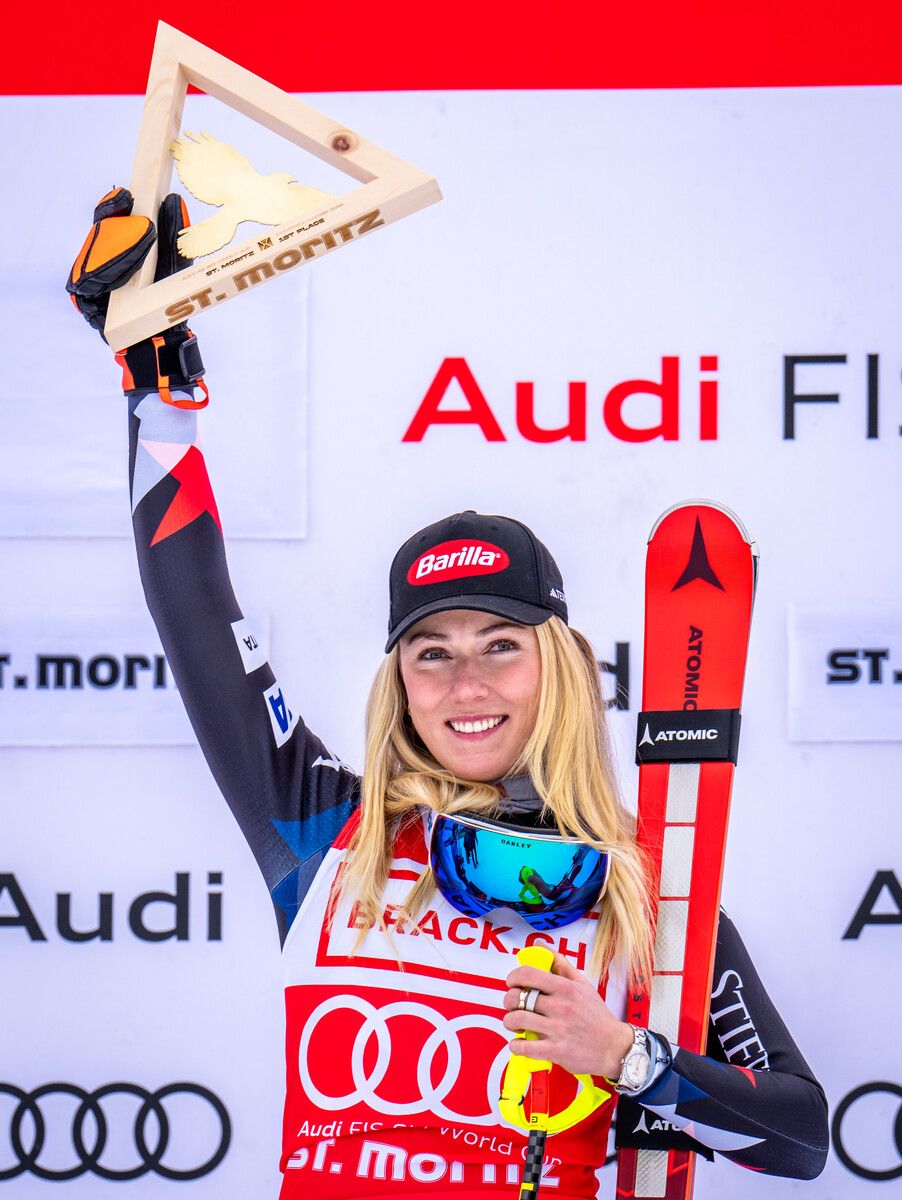 Gewann nach langer Zeit wieder eine Abfahrt: Mikaela Shiffrin.apa