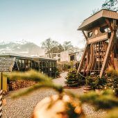 Weihnachtswald bei der Brauerei Forst