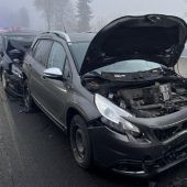 Stauchaos nach Auffahrkollision