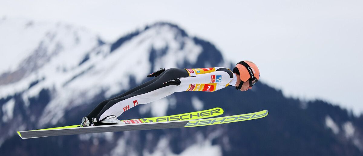 In der Qualifikation für das Auftaktspringen reichte es für Kraft nur zu Rang sieben. Der Topfavorit war dennoch alles andere als unzufrieden.GEPA