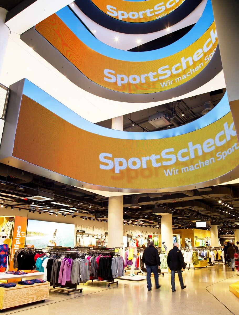 In München hat die Signa-Tochter SportScheck am Donnerstag Insolvenz angemeldet. Fa