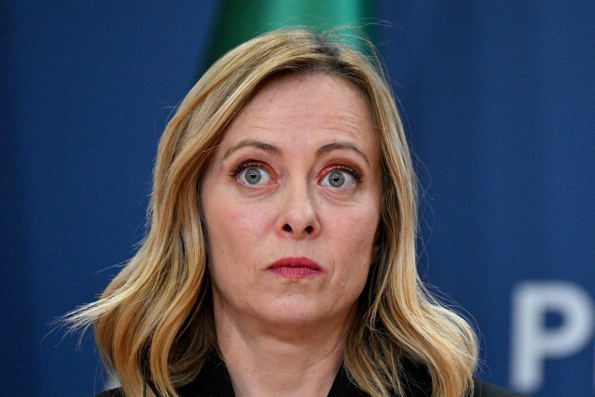 Italiens Ministerpräsidentin Gorgia Meloni droht ein Konflikt mit der EU, nachdem Italien ein Verbot von Laborfleisch beschlossen hat. AFP