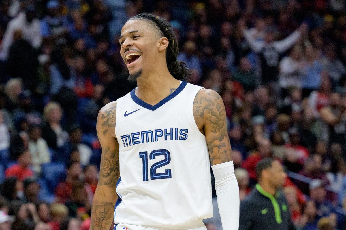 Ja Morant hat nach seiner Sperre wieder Spaß am Basketball.USA Today