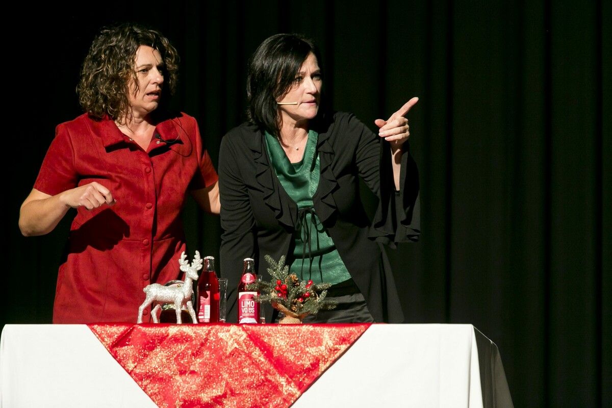 Kupnik und Aberer starteten erfolgreich in ihre kabarettistische Weihnachtstour. D. MAthis (2)