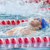 Vergoldete Auftritte im Schwimmbecken