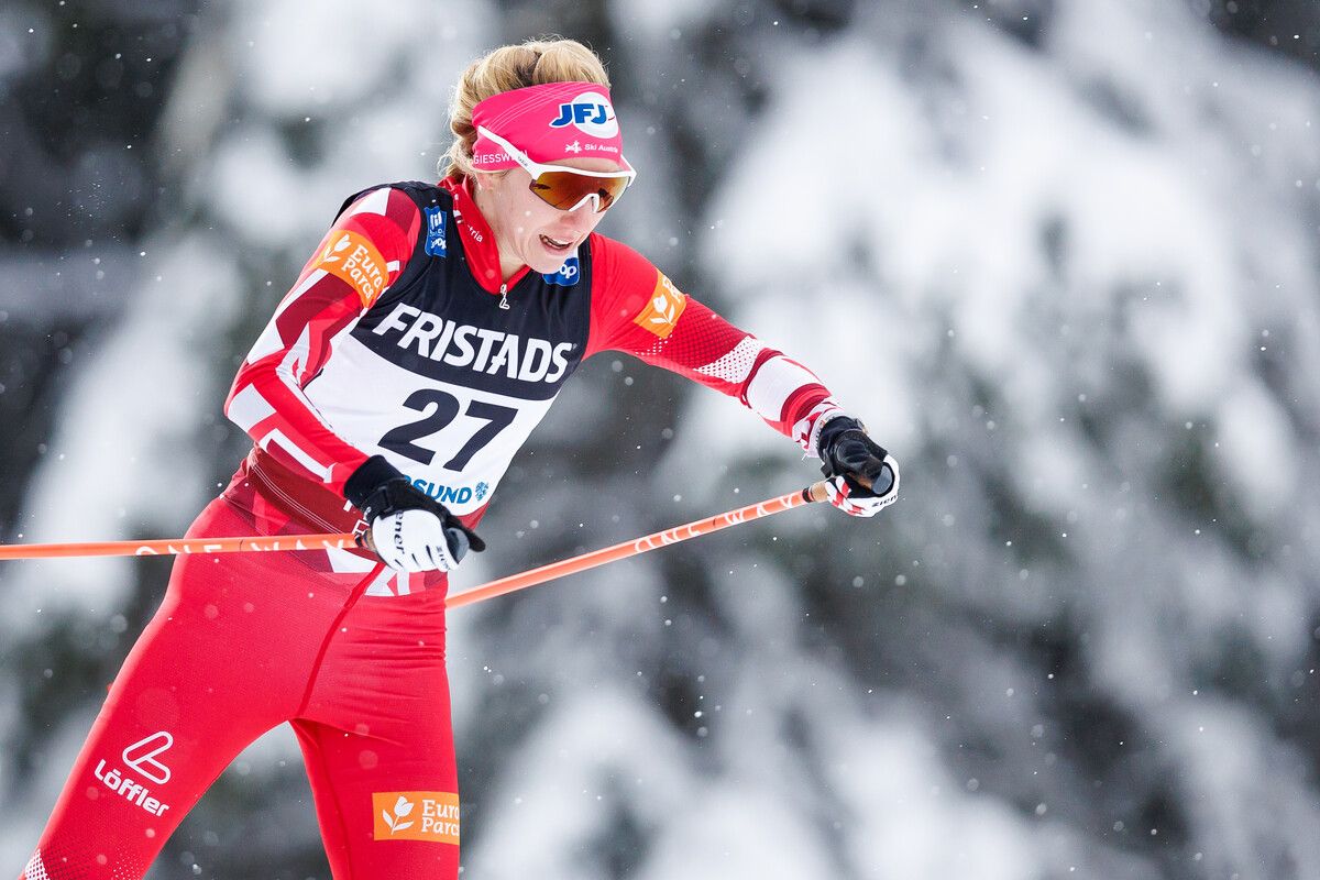 Nach Rang vier im Skiathlon verpasste Stadlober die Top Ten.Gepa