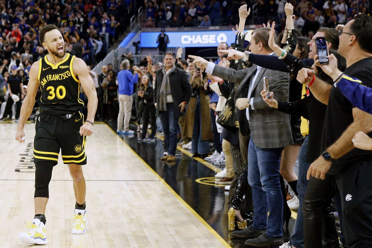 NBA-Superstar Stephen Curry war wieder einmal Mann des Spiel bei den Warriors.USA
