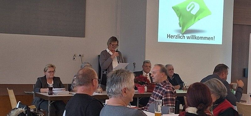 Obfrau Sabine Wille berichtete im Kolpinghaus über die vielfältige Vereinstätigkeit des PVÖ Dornbirn. PVÖ