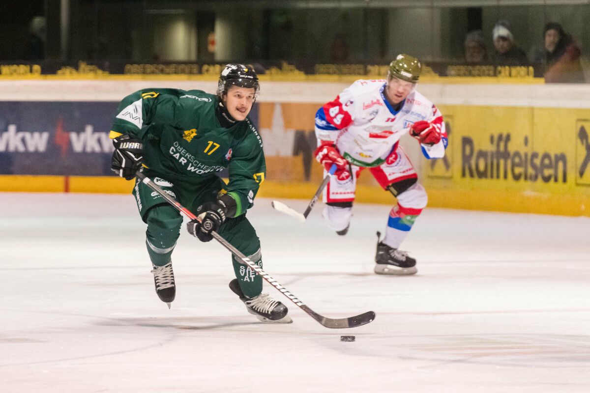 Rückkehrer Max Wennlund traf gleich zweimal für den EHC.Stiplovsek