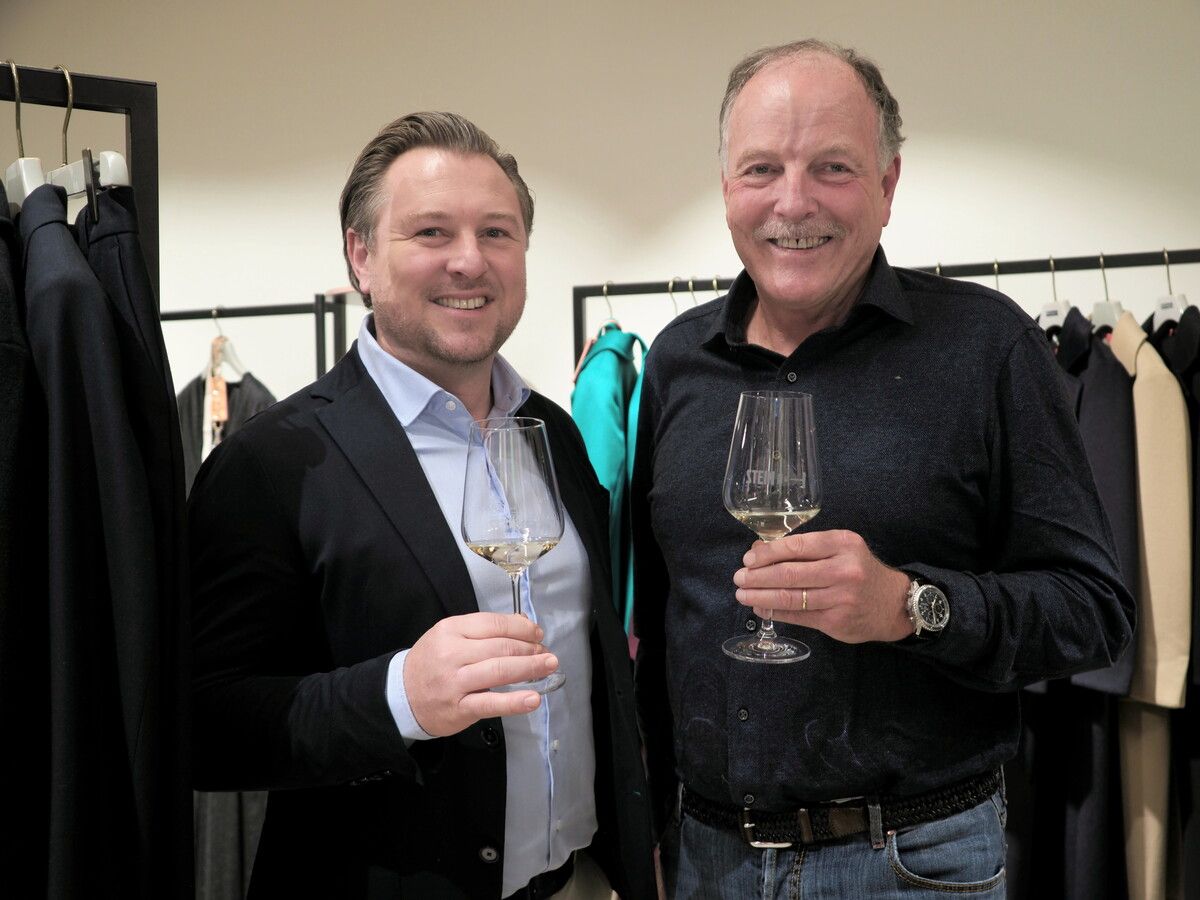 Sebastian Spiegel (Weinstein) und Mediziner Thomas Sander. 