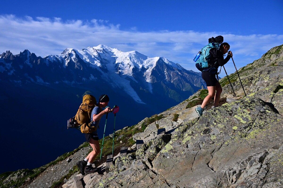 Temperaturrekorde und Wetterextreme machen auch vor den Alpen nicht halt. ap