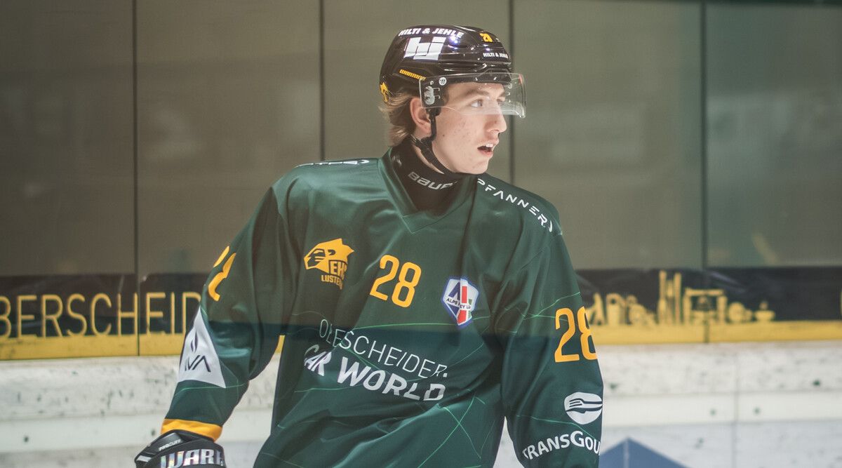 U20-Nationalspieler Lenz Moosbrugger möchte mit dem EHC punkten.